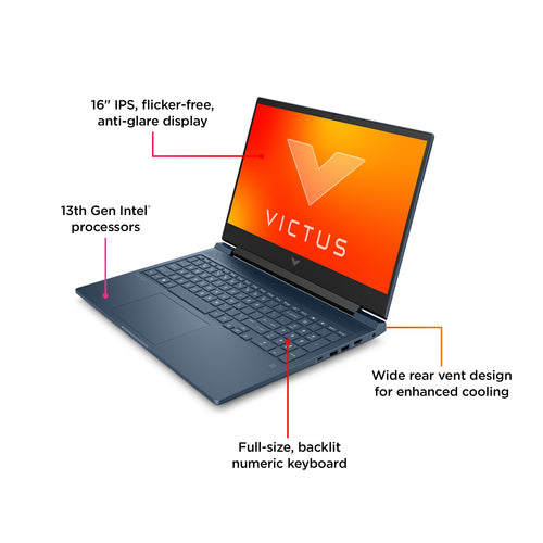 HP Victus Gaming 16-r0007na Laptop 40.9 cm (16.1 HP Victus Gaming 16-r0007na Laptop 40.9 cm (16.1